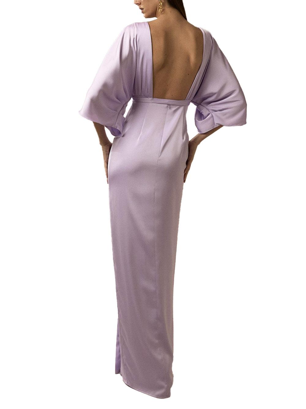 Abito Rous lavanda NM225AG1 818 NICOLE MOMENTS 