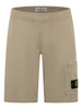 Bermuda beige mini etichetta logo compass