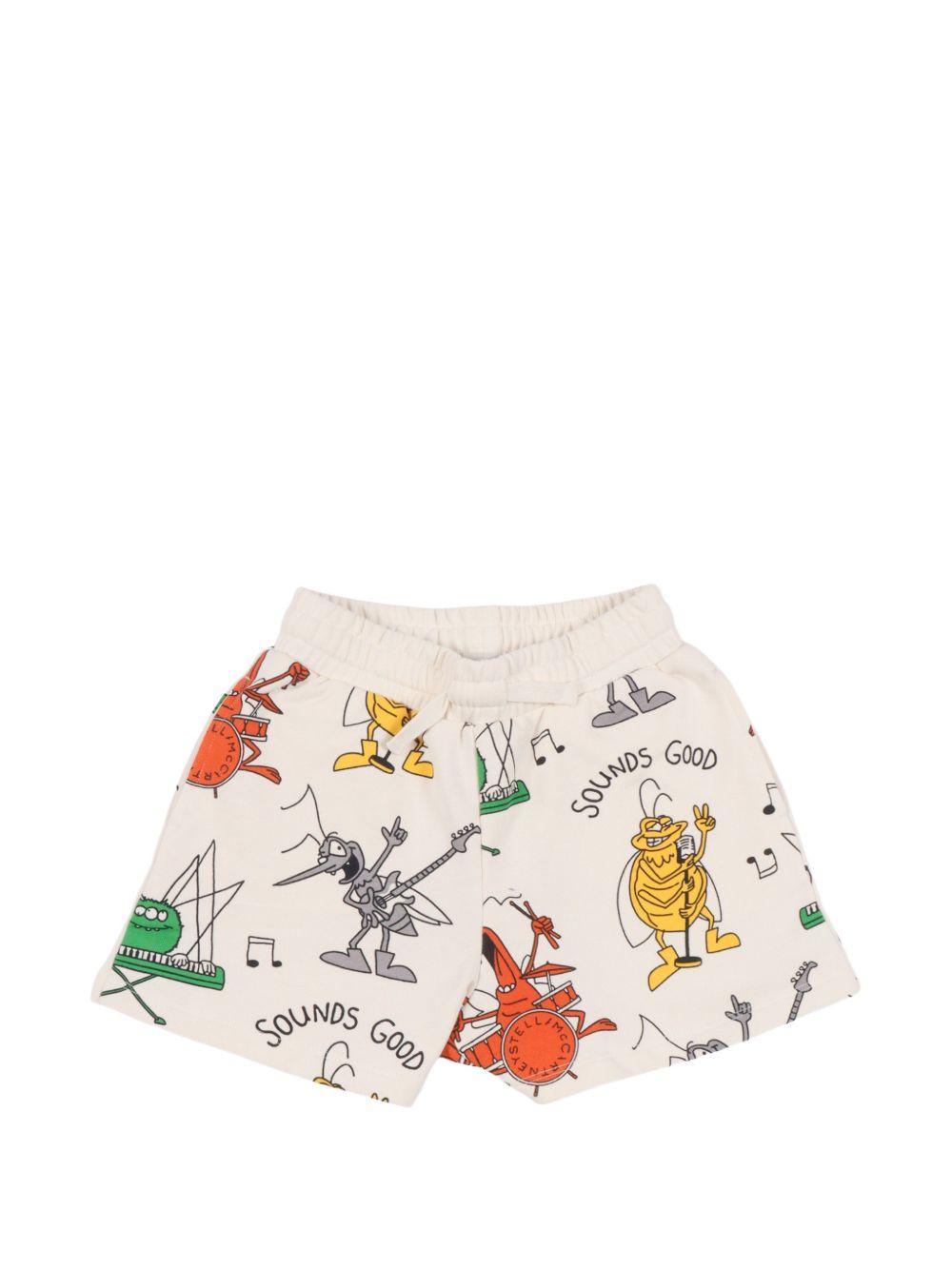 Shorts con stampa Looney Tunes TY6P49Z3522 137MC STELLA MCCARTNEY KIDS 