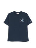 T-shirt in cotone organico con ricamo