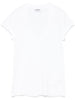 T-shirt bianca scollo a V