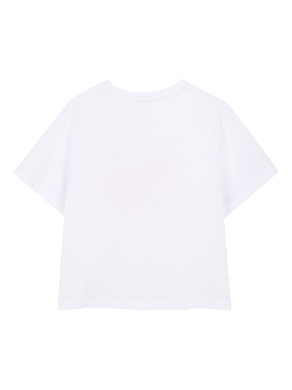T-shirt in cotone con stampa fotografica N30332 10P LANVIN KIDS 