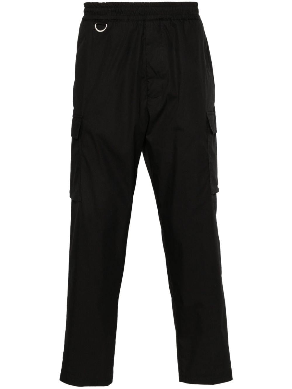 Pantalone Combo nero cargo crop