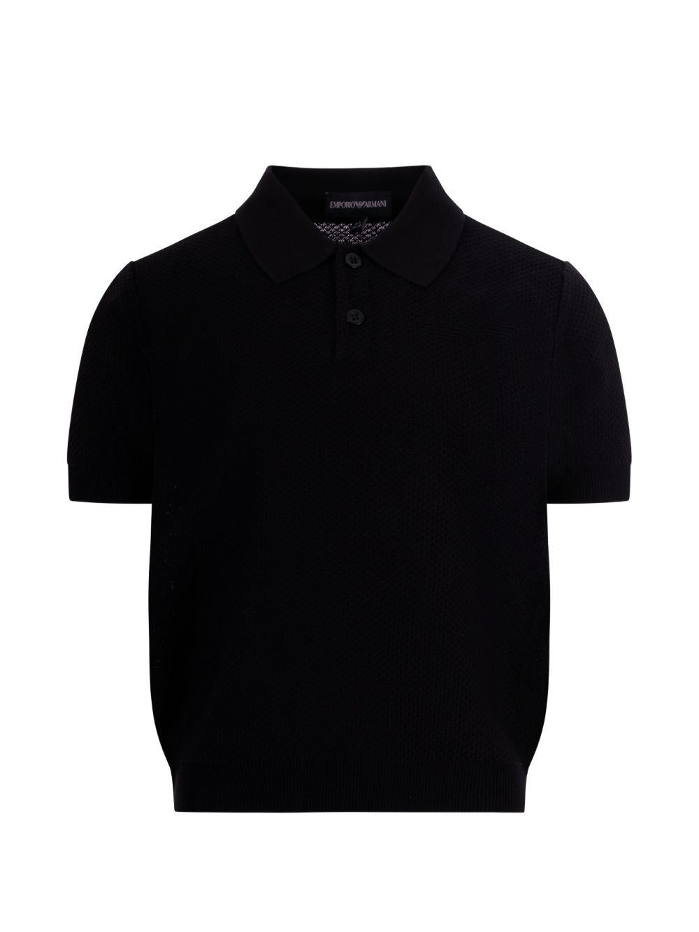Polo in maglia con colletto EB001222AF23412 UB118 EMPORIO ARMANI KIDS 