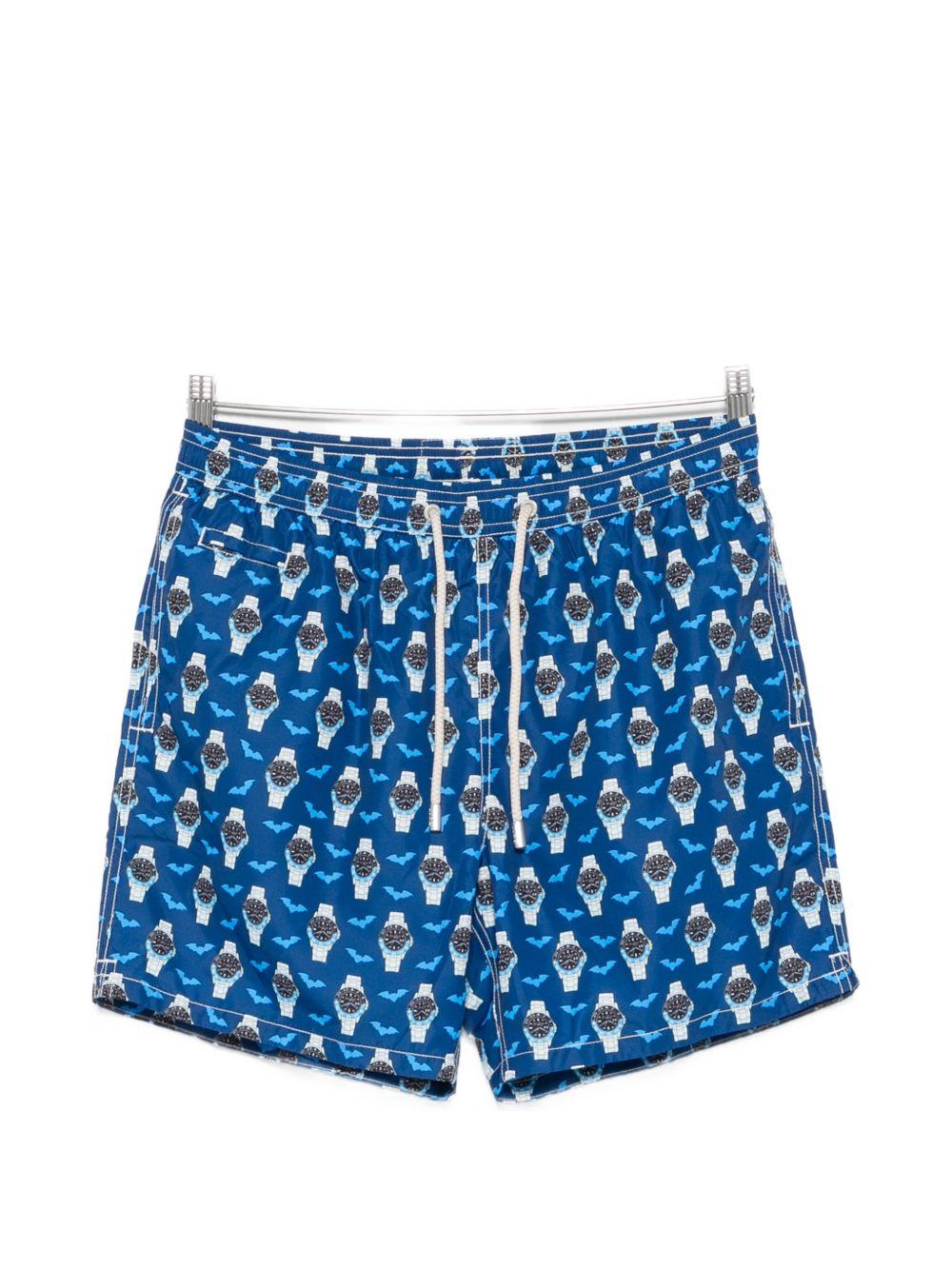 Boxer mare in poliestere riciclato con stampa LIG0003 07899L MC2 SAINT BARTH 