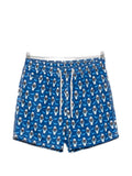 Boxer mare in poliestere riciclato con stampa