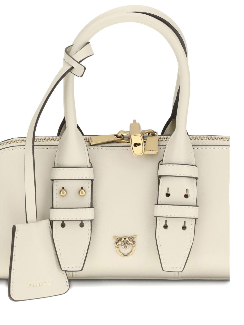 Borsa bowling con fibbie metalliche 105334A0QO Z14Q PINKO 