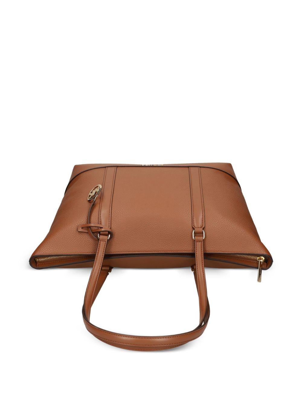 Borsa shopping in pelle con charm logo 30S6G3PT3V 230 MICHAEL KORS 