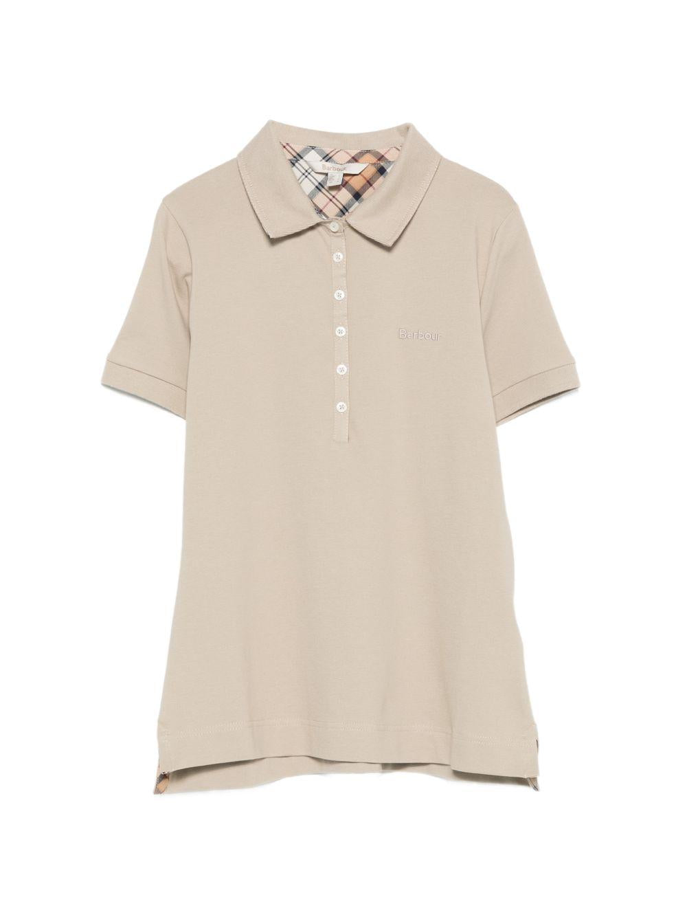 Polo in cotone con colletto classico LML0634 SN31 BARBOUR 