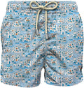 Boxer mare in poliestere riciclato con stampa