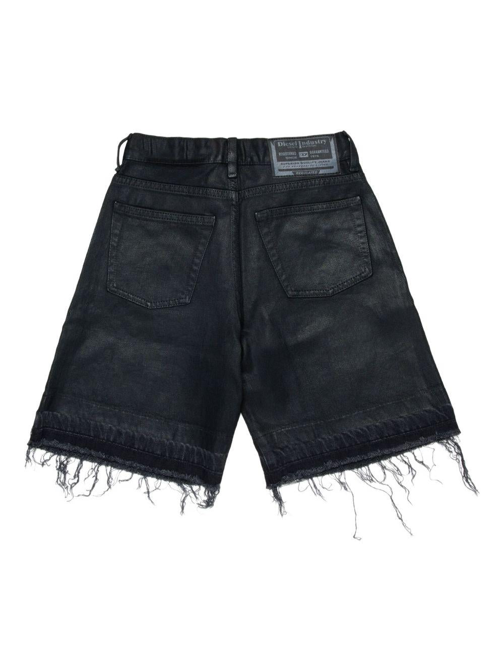 Shorts in Denim D-Argjx con Logo Posteriore J02351KXBPX K02 DIESEL KIDS 