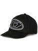 Cappello nero baseball Oval-D