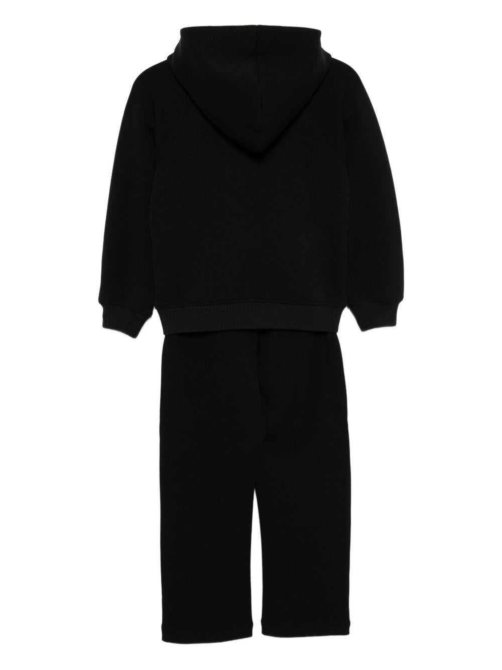 Tuta Sportiva con Zip e Cappuccio HUK049LDA58 60100 MOSCHINO KIDS 