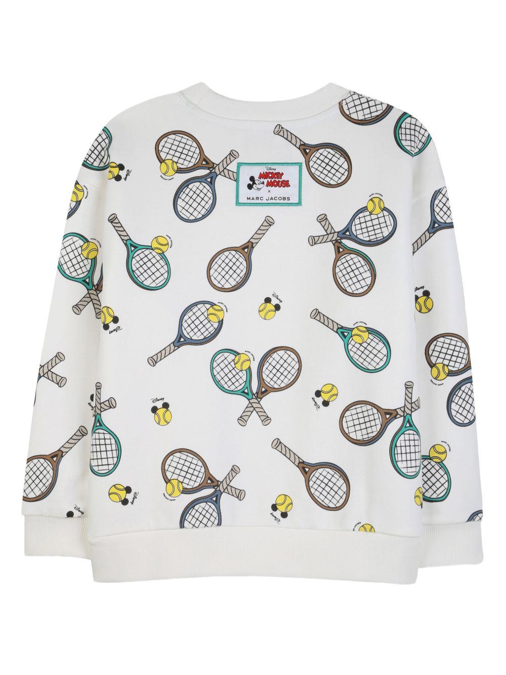Felpa in cotone con stampa Mickey Mouse W60780 126 MARC JACOBS KIDS 
