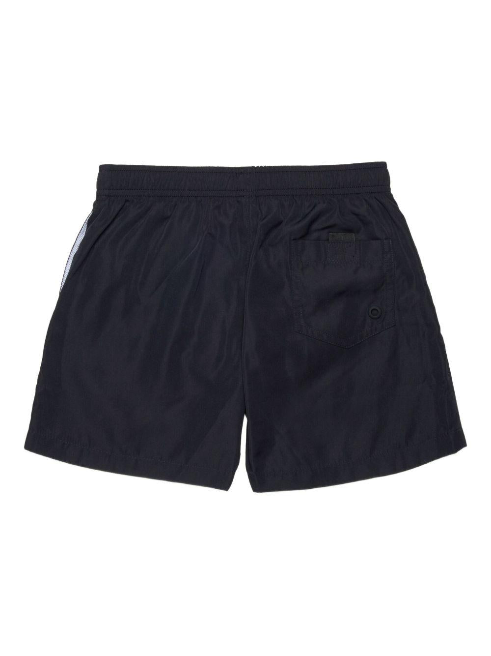 Boxer da bagno in poliestere con logo J02699KXBPB K900 DIESEL KIDS 