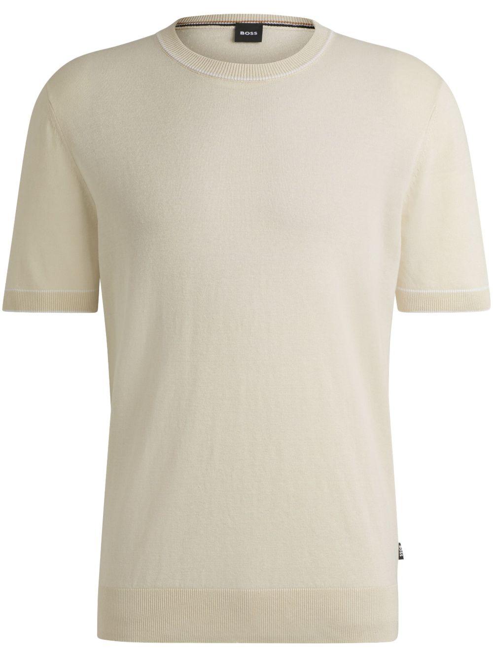 T-shirt in maglia hi jiovanni natural