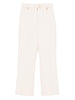 Pantaloni a Taglio Dritto con Zip