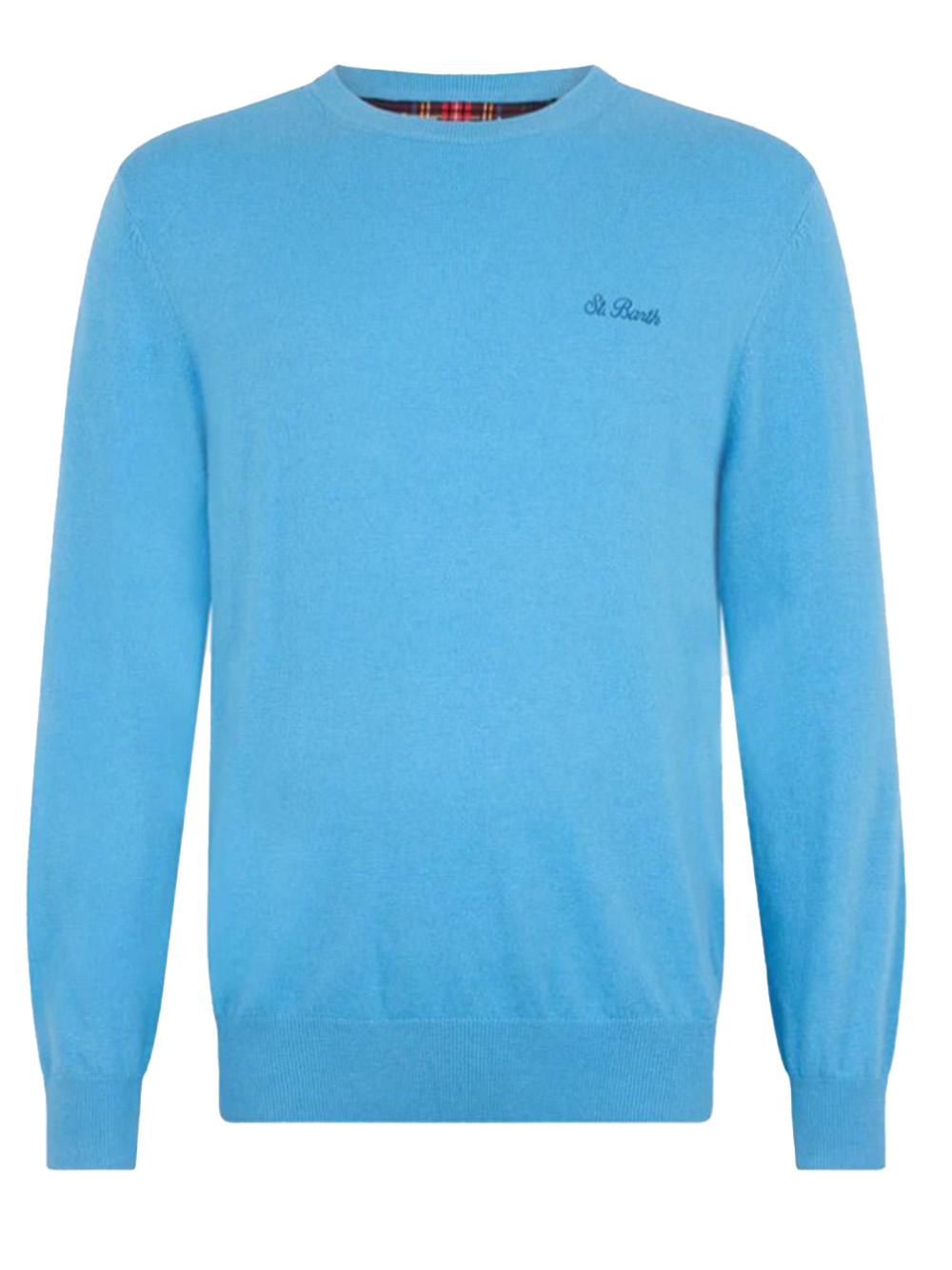 Maglione Regent blu REGE003 00011G MC2 SAINT BARTH 