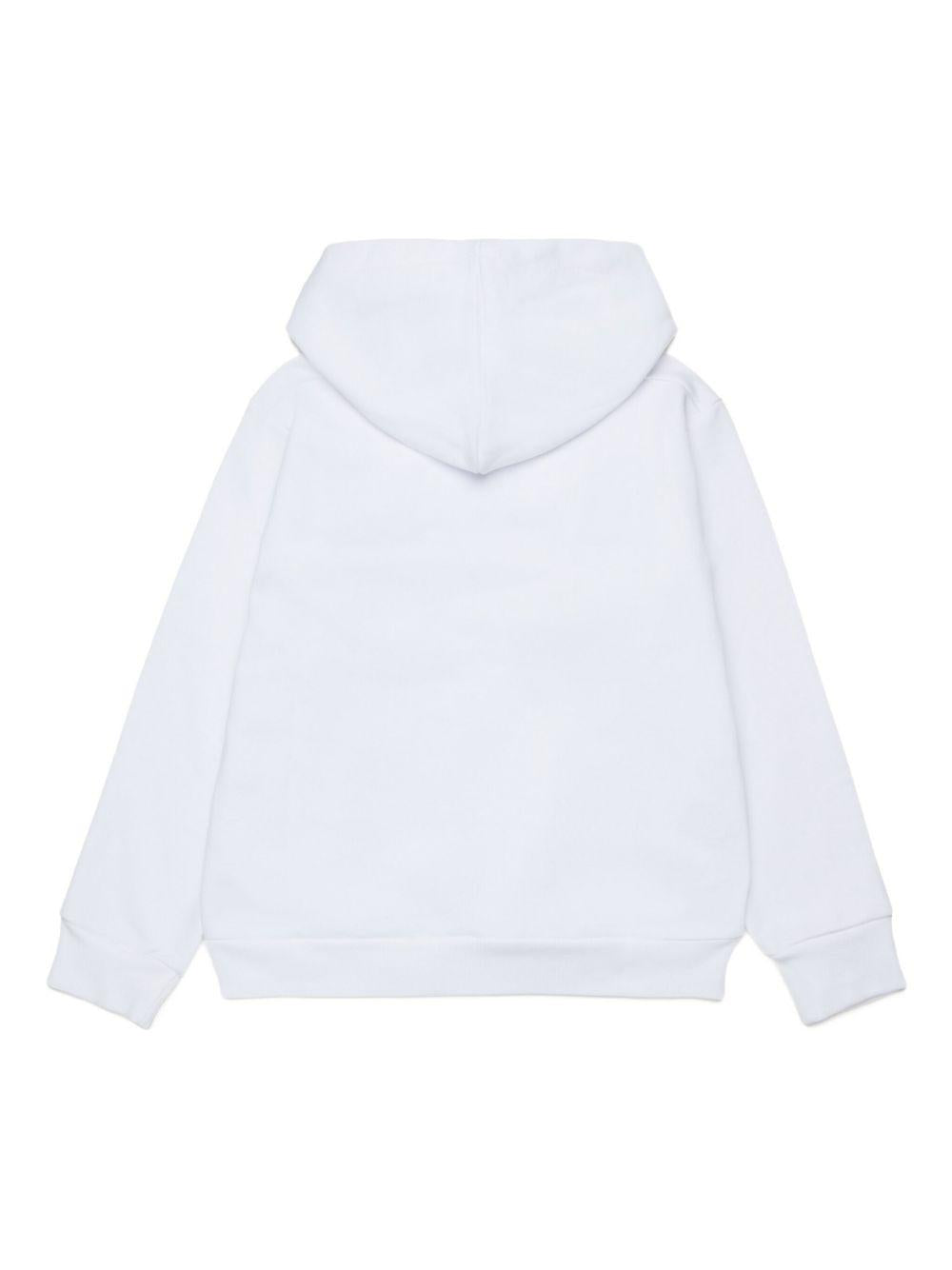 Felpa con cappuccio e logo M01266M00V0 0M100 MARNI KIDS 