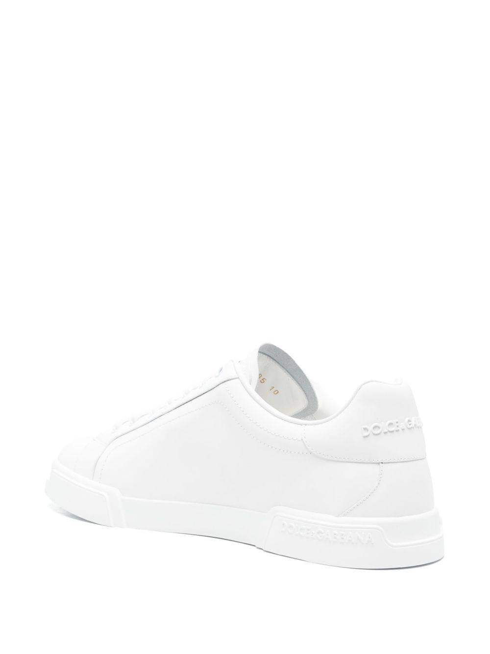 Sneakers Minimal in PellemNappa Bianca CS2332A1065 80002 DOLCE&GABBANA 