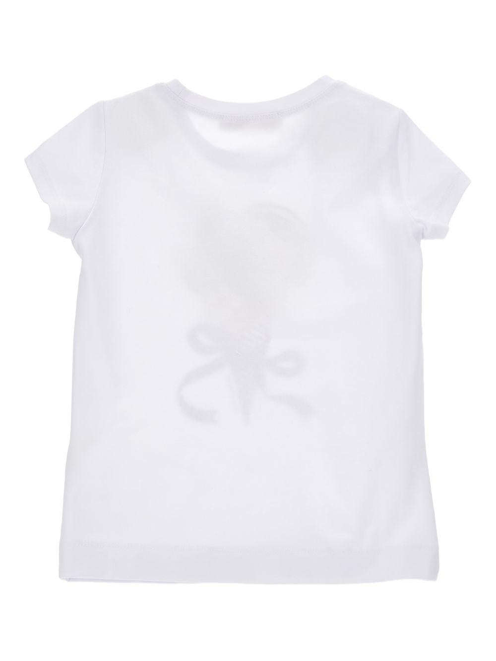 T-shirt con applicazione di limoni 19G6207032 0099 MONNALISA KIDS 