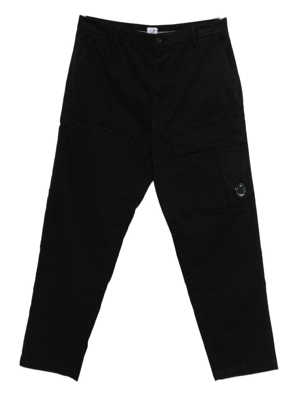 Pantaloni Cargo in Cotone Elasticizzato 19CMPA067A005529G 999 CP COMPANY 