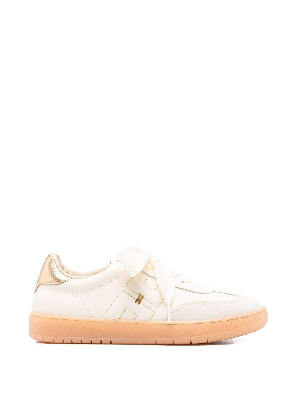 Sneakers in pelle con suola platform F4A9E05101877A725 BURRO ELISABETTA FRANCHI KIDS 