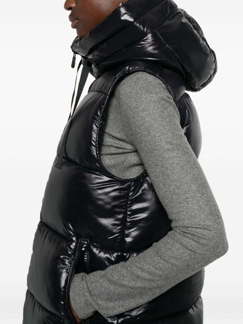 Gilet trapuntato con cappuccio D80302WLOVE21 10000 SAVE THE DUCK 