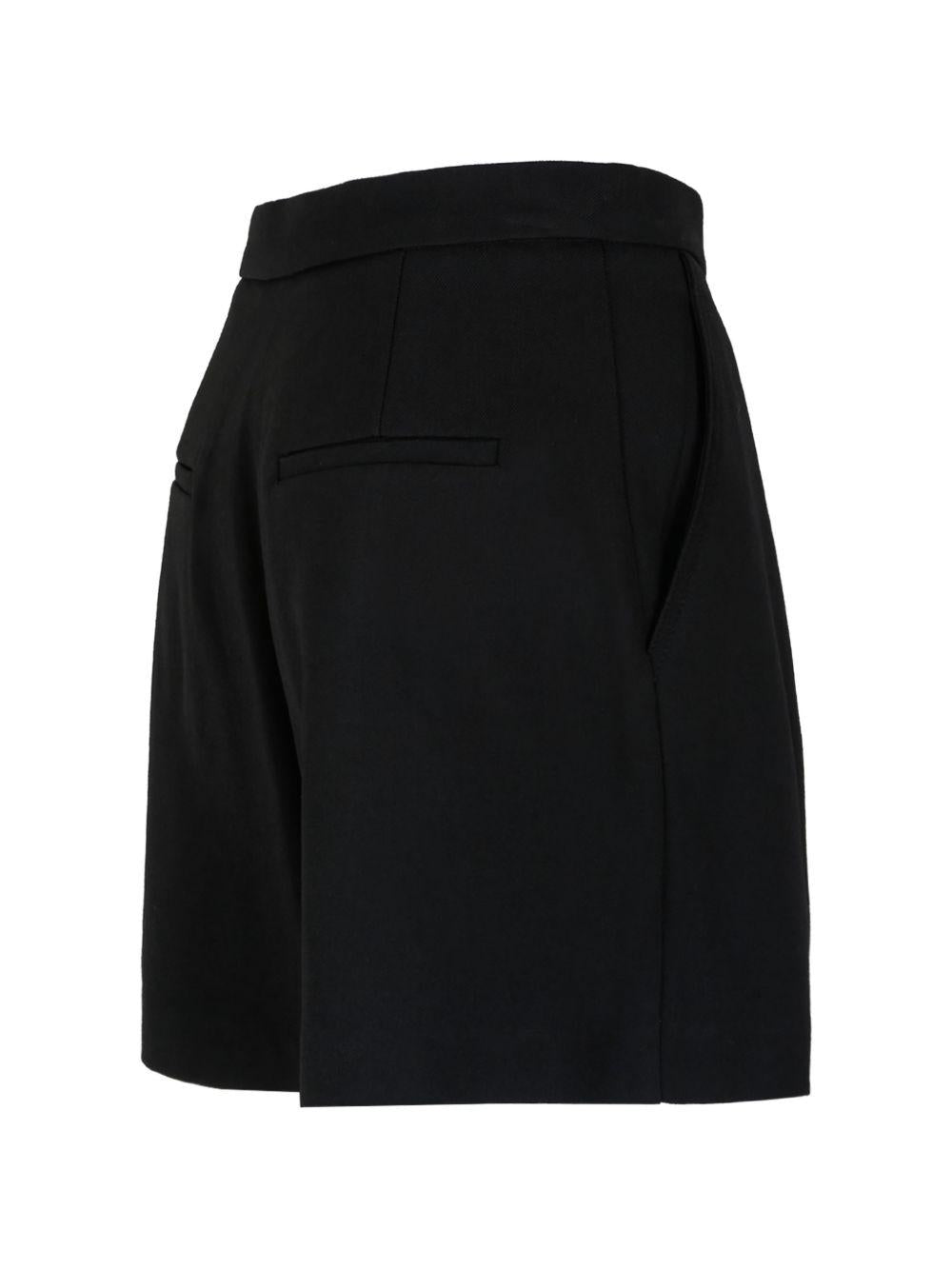 Shorts con catena decorativa e pieghe frontali SH00561E2 110 ELISABETTA FRANCHI 