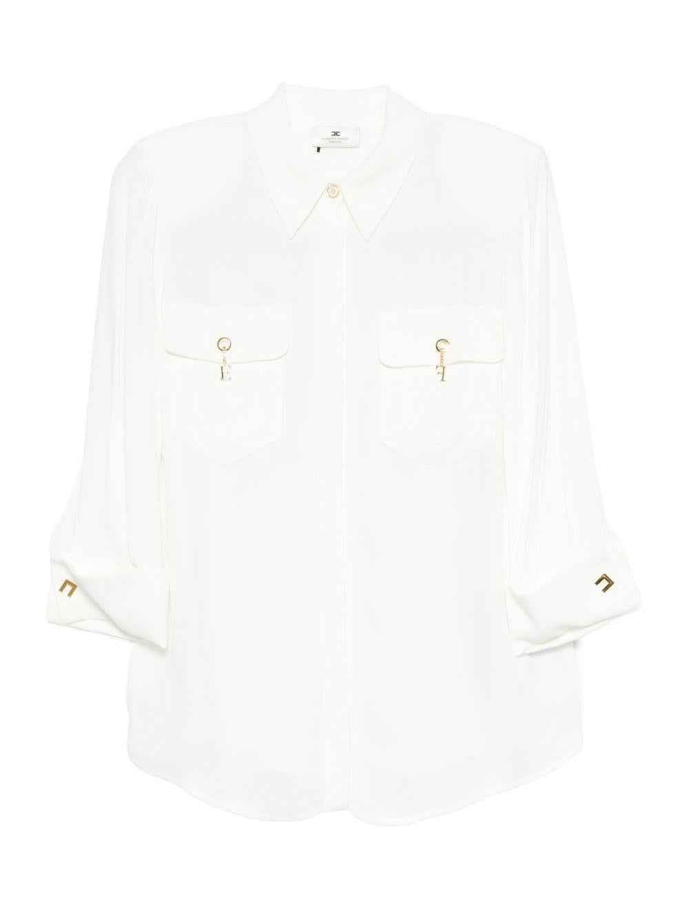 Camicia con Tasche ad Aletta CA12256E2 360 ELISABETTA FRANCHI 