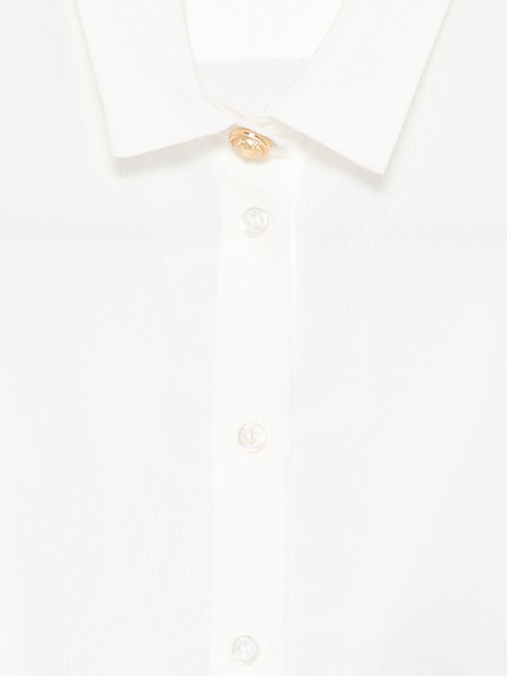 Camicia colletto classico BY5A61K0282 101 BALMAIN KIDS 