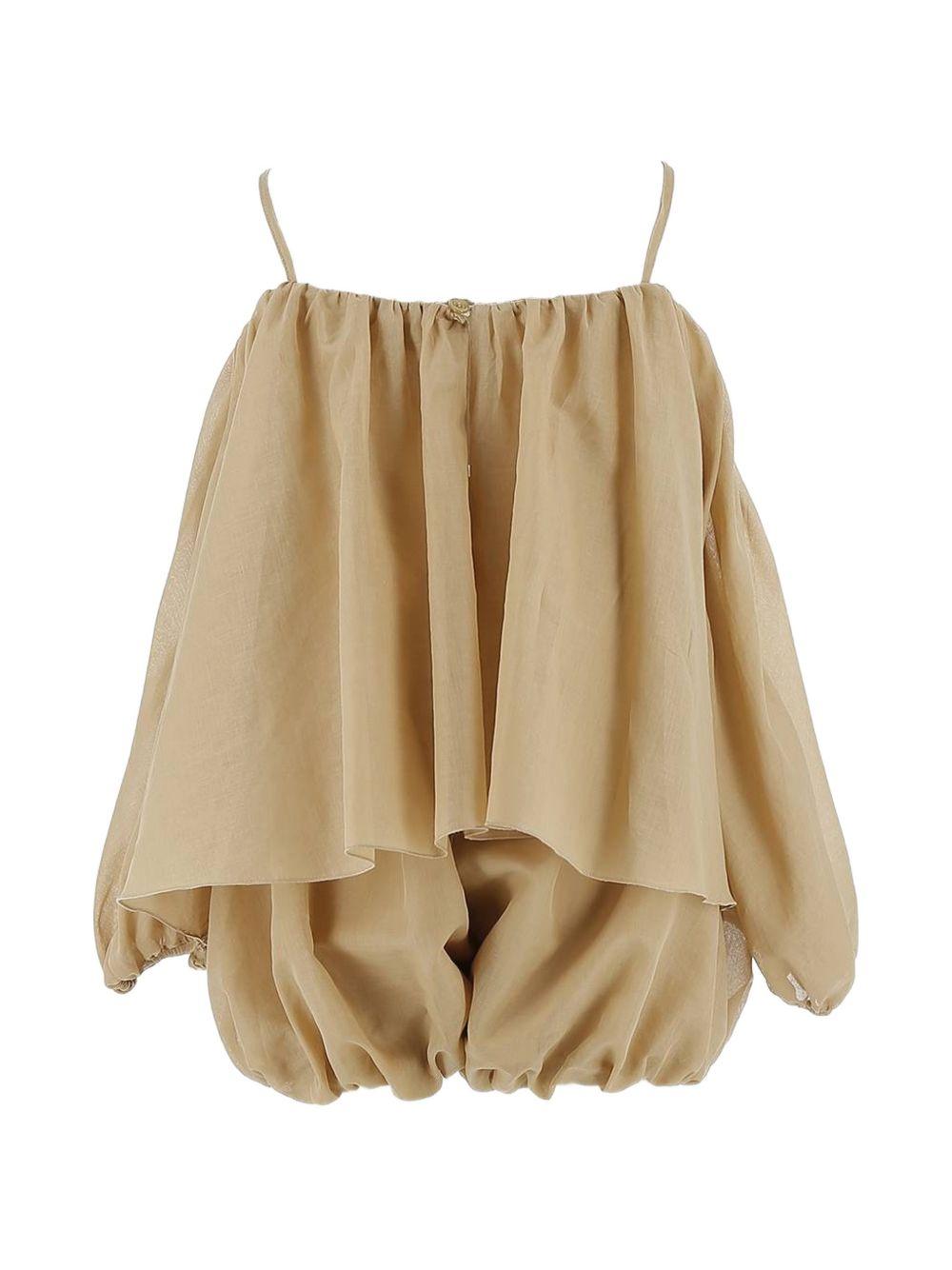 Completo con top e pantaloni a palloncino KFTA014CA005 6023 PINKO UP 