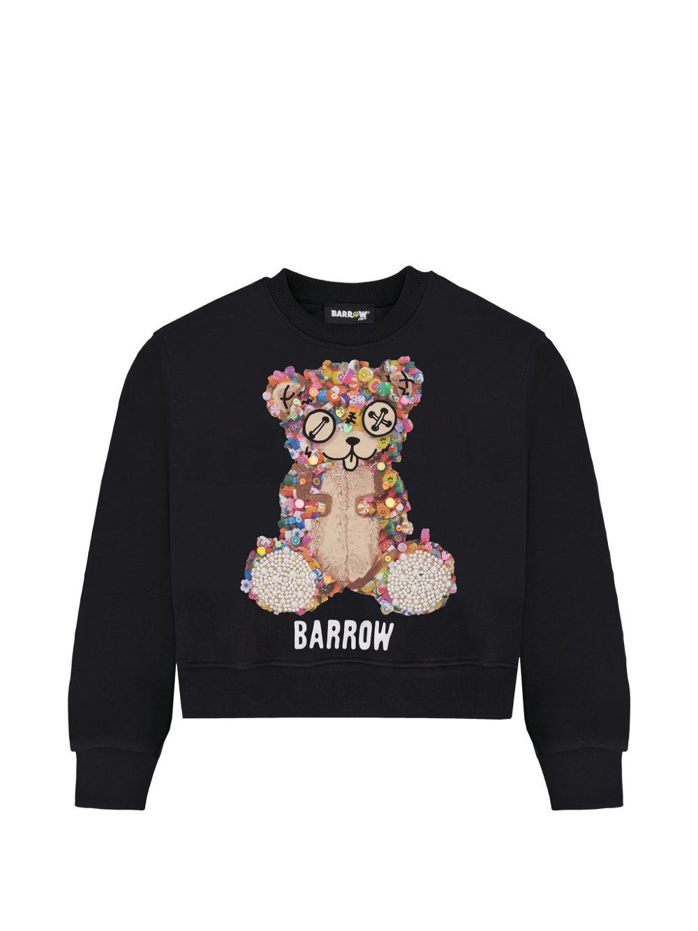 Felpa con stampa orsetto decorato S6BKJGSW123 110 BARROW KIDS 