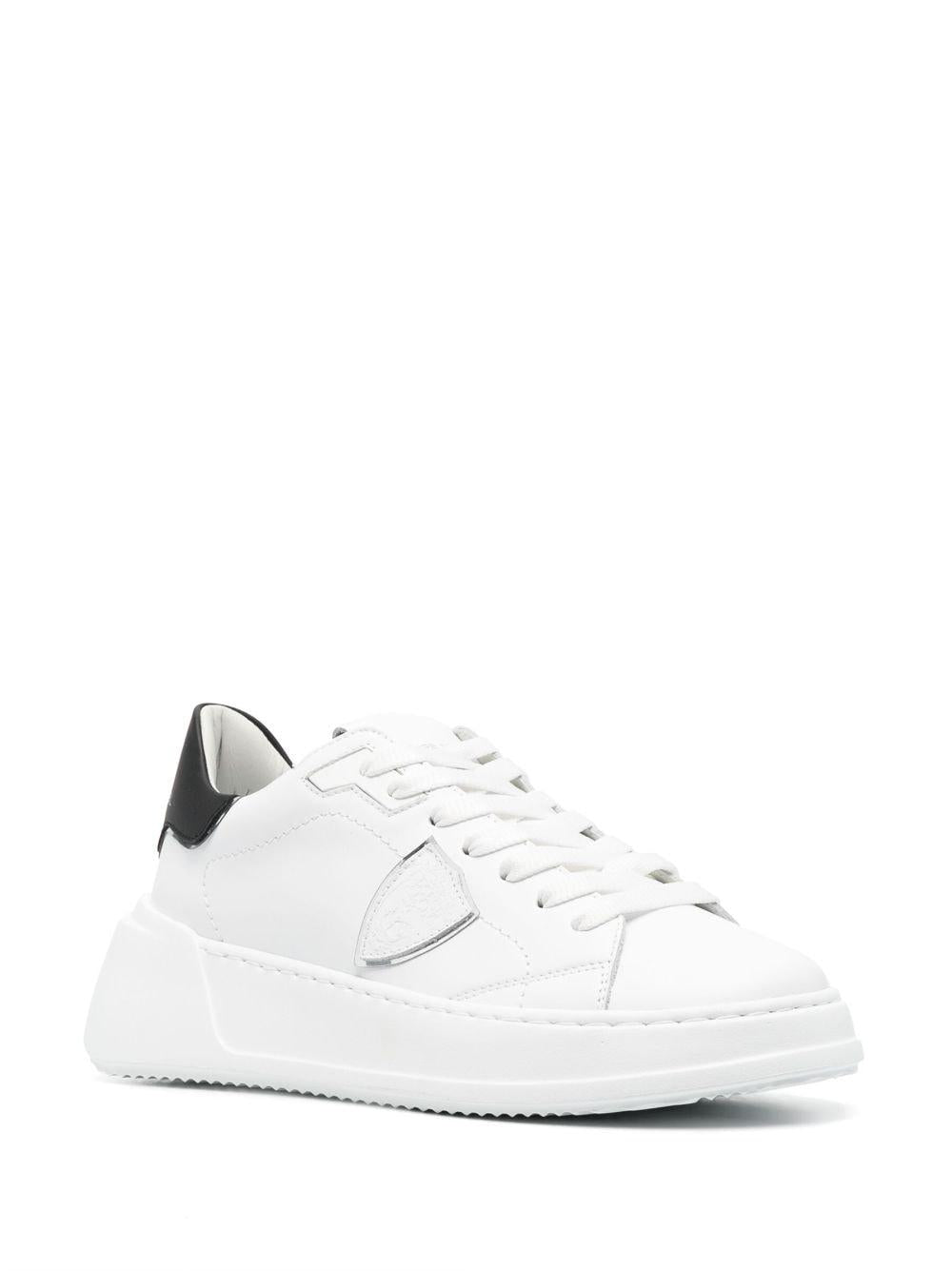 Sneakers tres temple bianco/nero donna