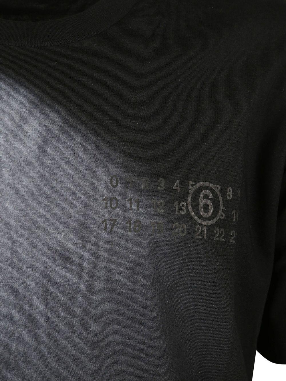 T-shirt in cotone girocollo SH0GC0067M20048 900 MM6 MAISON MARGIELA 