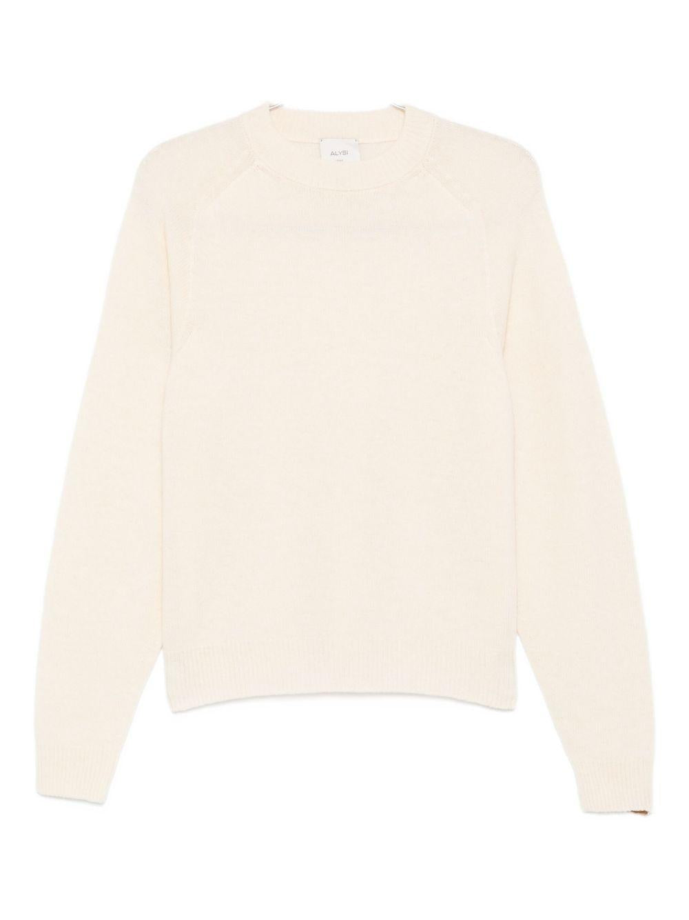 Maglione in Cashmere Panna 265411A5034 MERIN ALYSI 