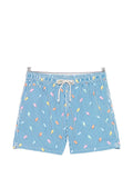 Boxer mare in poliestere riciclato con stampa