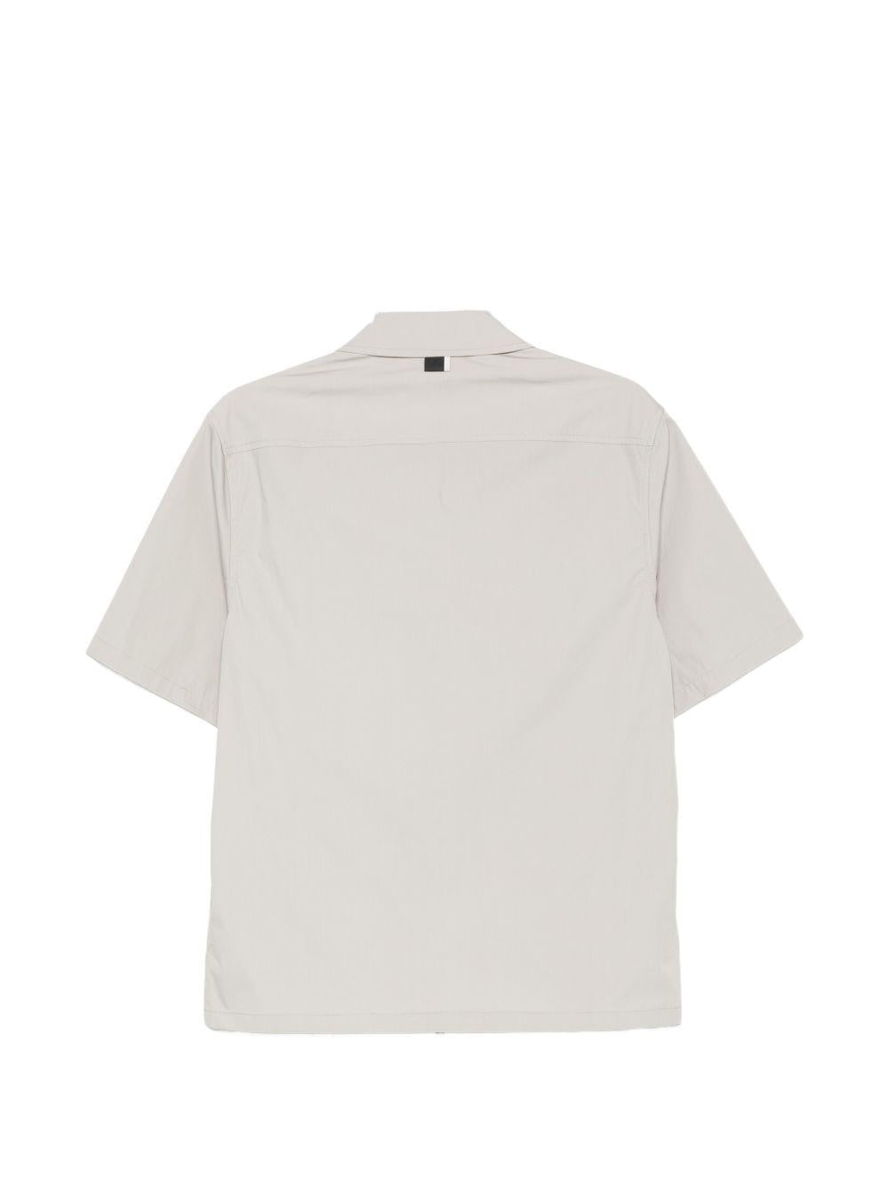 Camicia con zip a maniche corte LH26012 N016 LOW BRAND 
