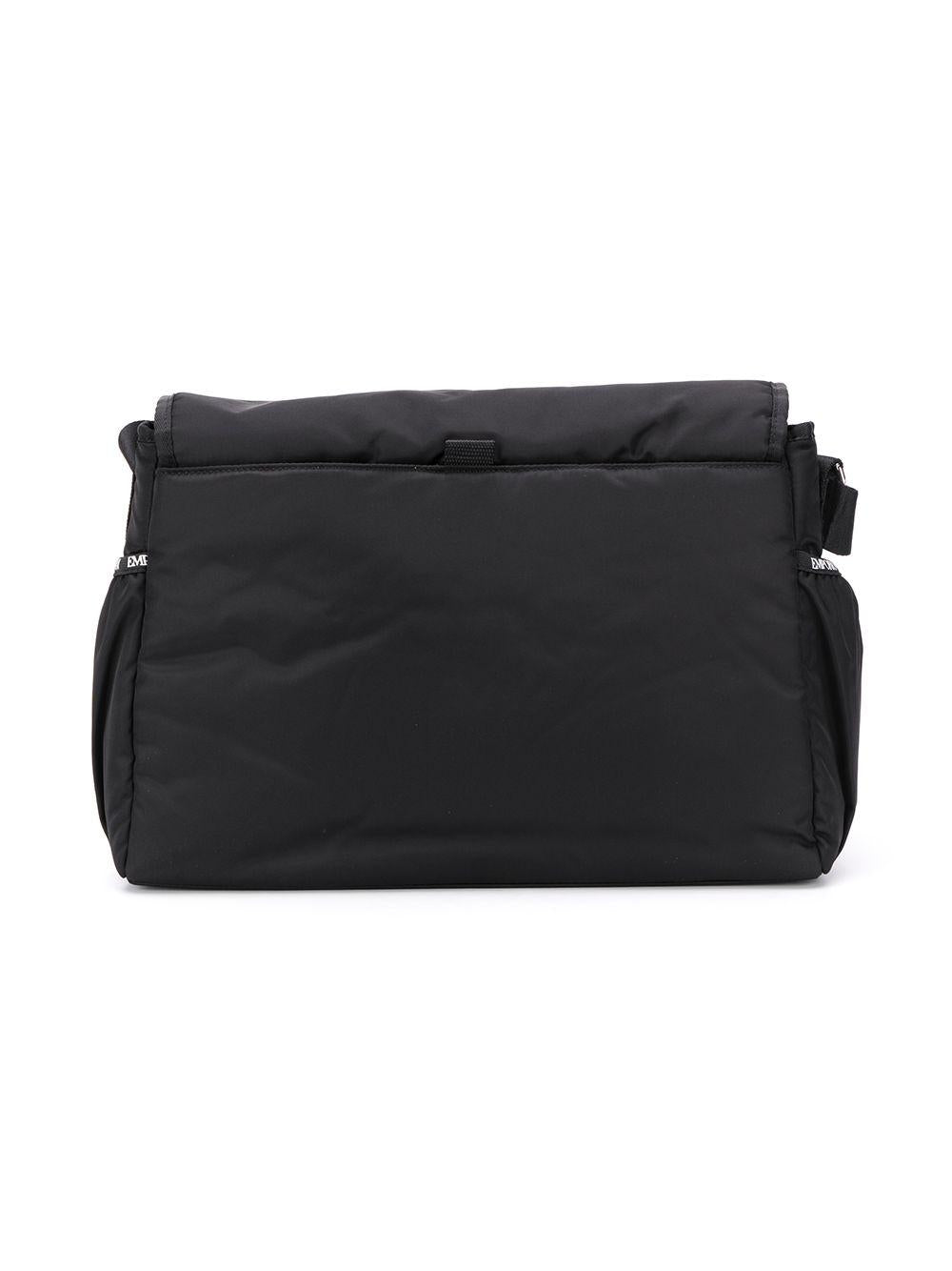 Borsa Mamma nera placchetta logo 402145CC904 00020 EMPORIO ARMANI KIDS 