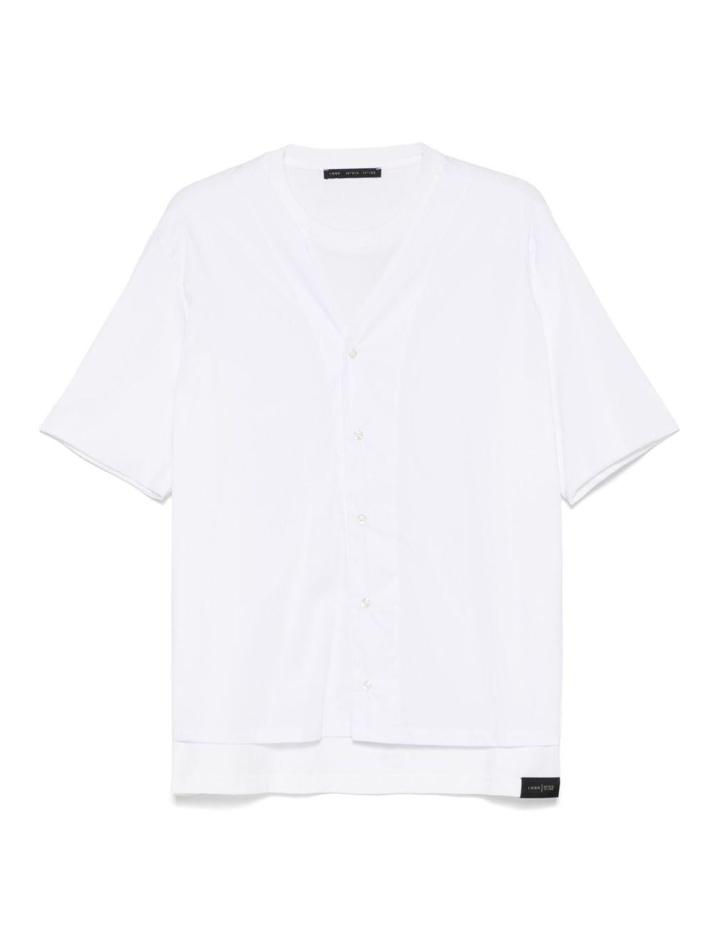 T-shirt + camicia bianca b245 L1TSS256552 A001 LOW BRAND 