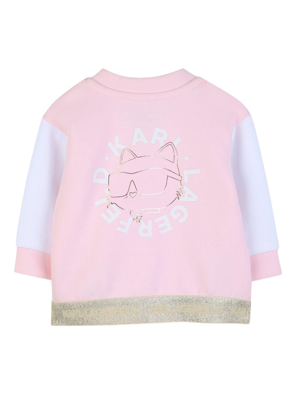 Completo tre pezzi con giacca bomber Z31047 S01 KARL LAGERFELD KIDS 