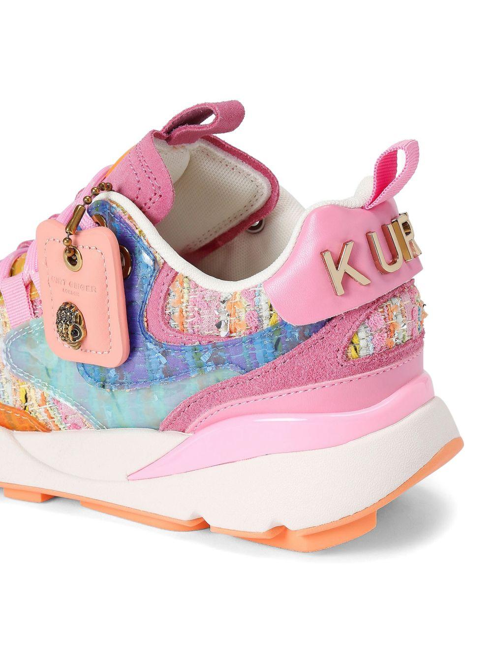 Sneakers con stampa multicolor e suola platform 5064357 069 KURT GEIGER 