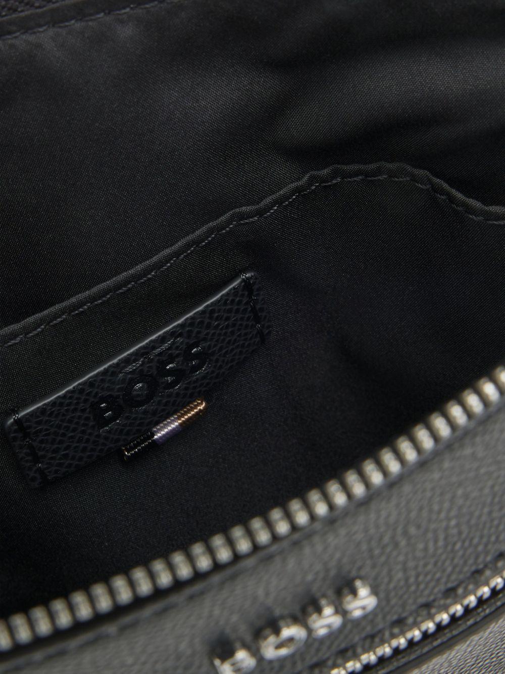 Borsa a tracolla con zip frontale 50558444 001 BOSS 