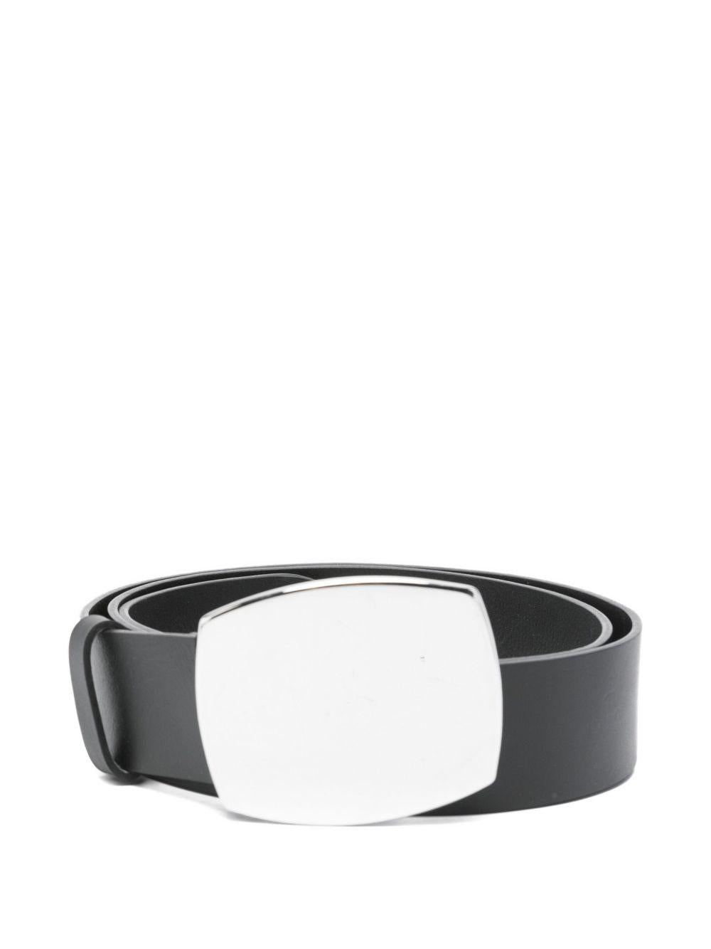 Cintura in Pelle con Fibbia Rettangolare 365637A5102 NE ALYSI 