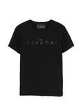 T-shirt con logo frontale