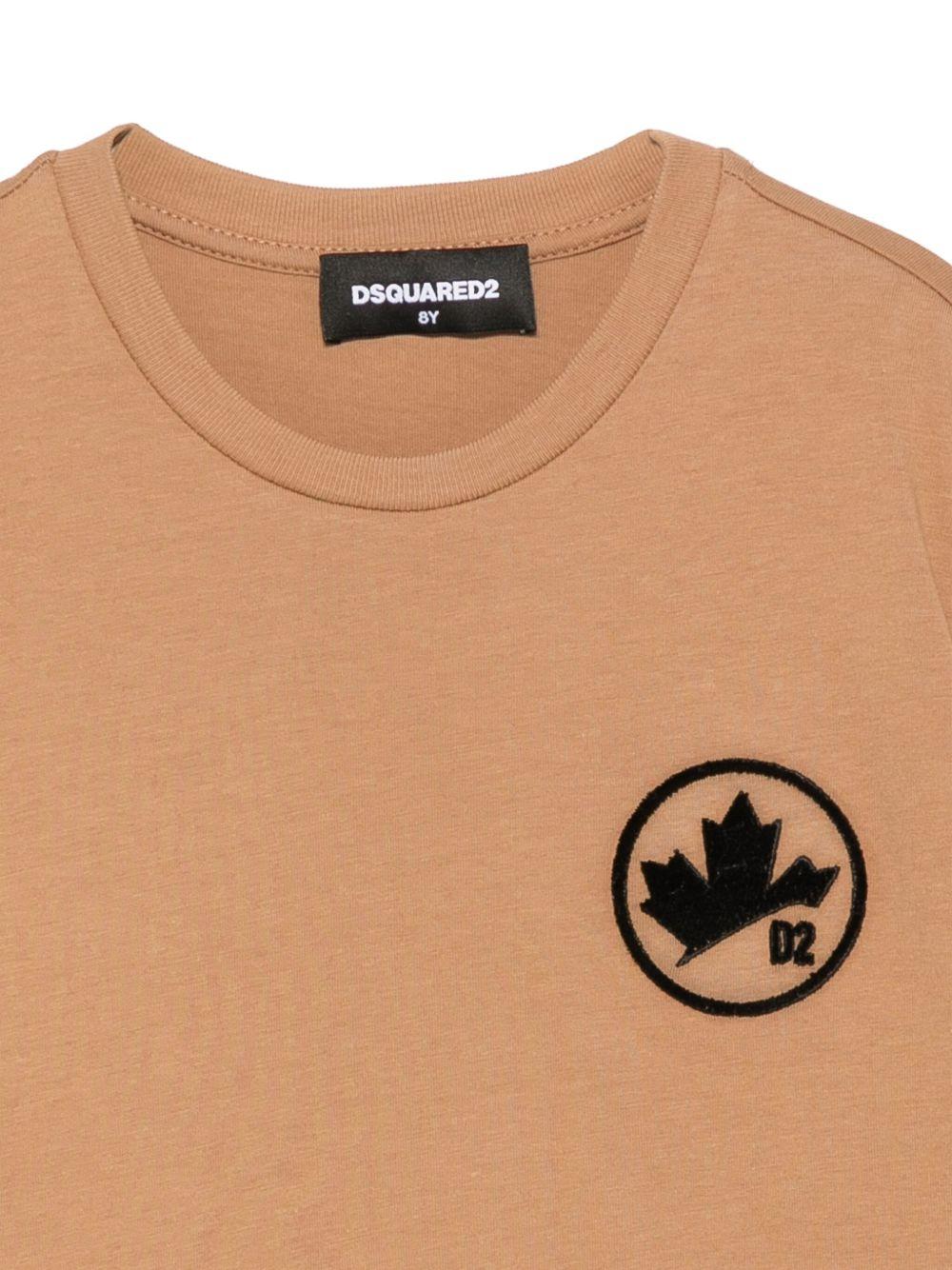 T-shirt con Logo DQ2988D0015 DQ721 DSQUARED KIDS 