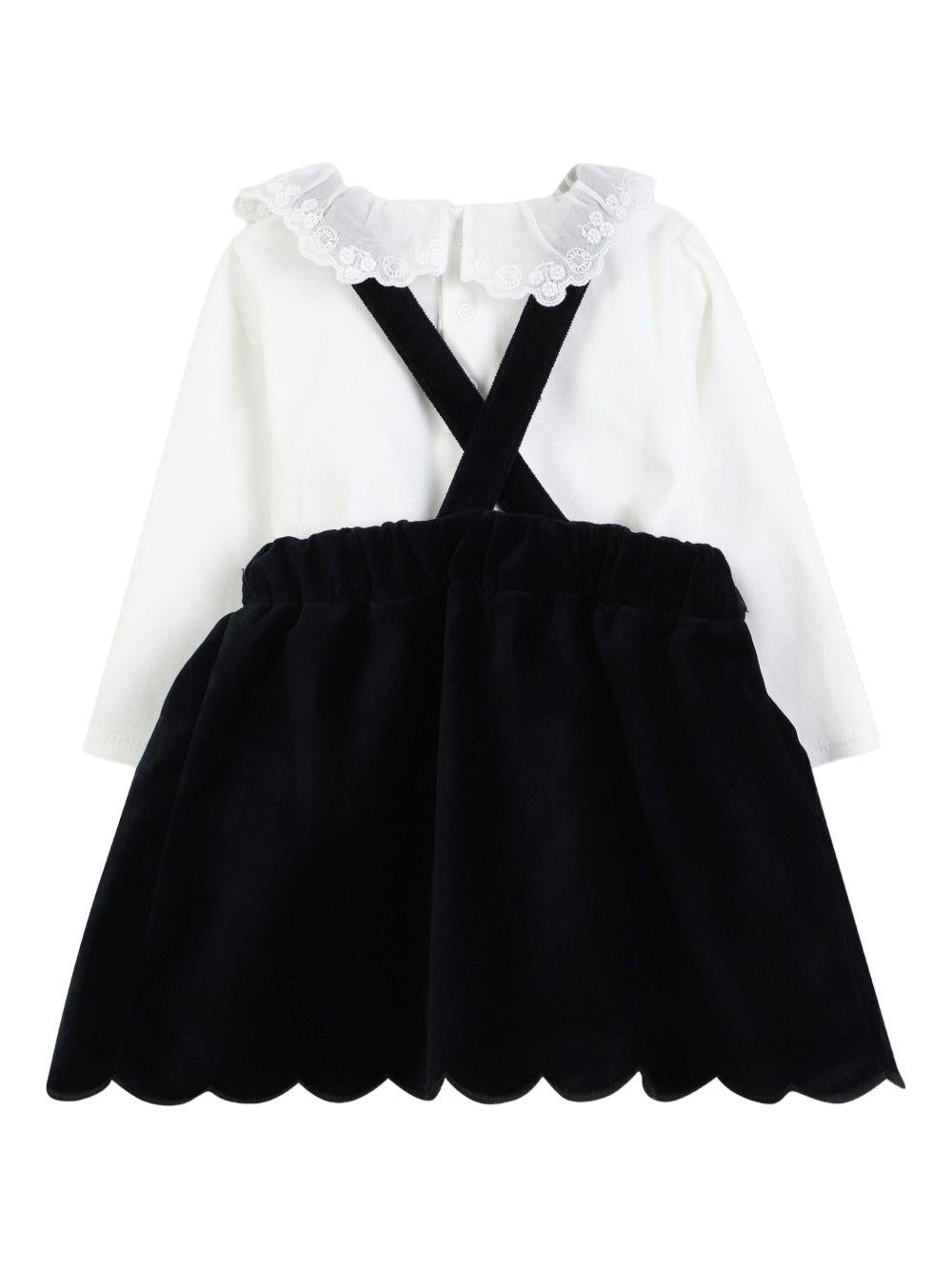 Abito a Maniche Lunghe con Colletto Arricciato C20716 N68 CHLOE KIDS 