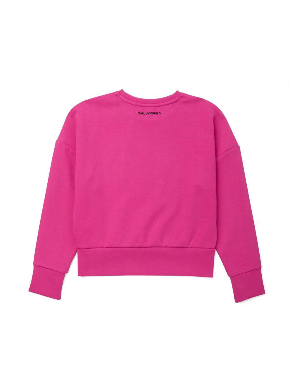 Felpa fucsia Karl cat