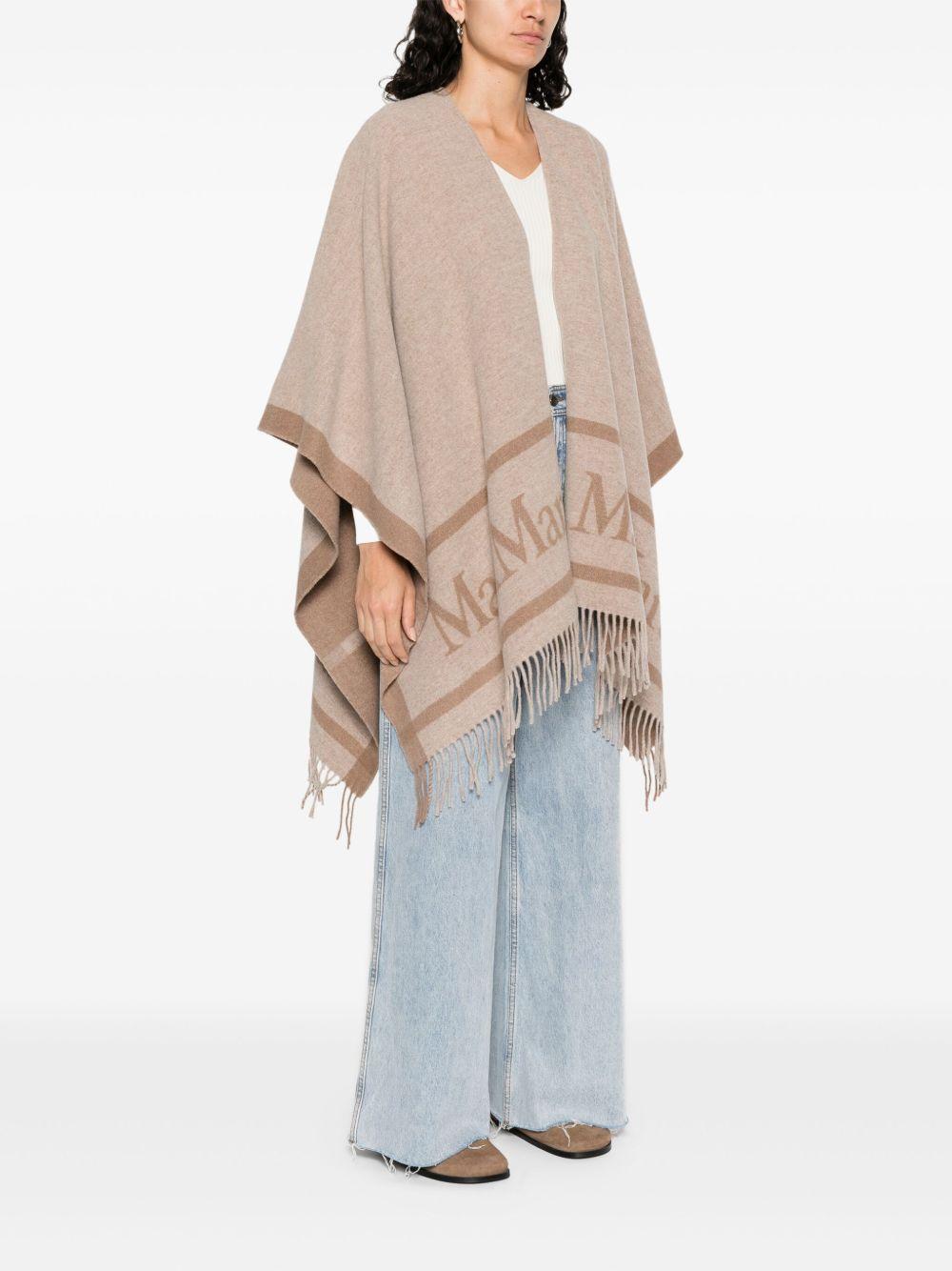 Mantella con Motivo Jacquard 2526546021600 001 MAX MARA STUDIO 