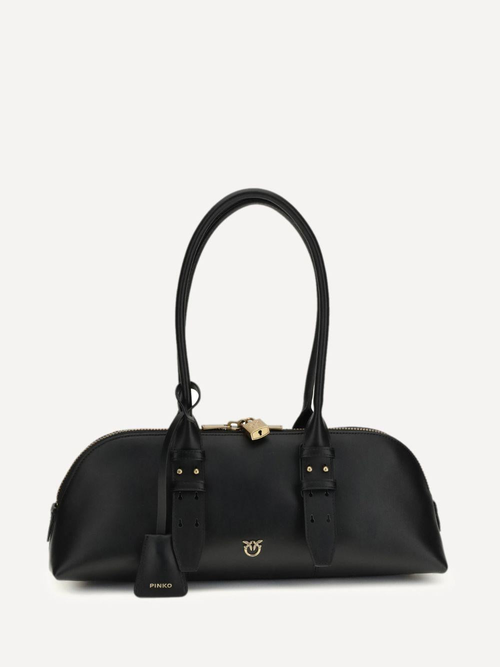 Borsa a spalla in pelle con manico superiore 106169A0QO Z99Q PINKO 